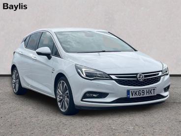 SPOTICAR Vauxhall Astra 1.4i Turbo Griffin Euro 6 (s/s) 5dr Used Car - Saloon Petrol White - Worcester - 1200615612_1