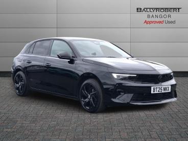 SPOTICAR Vauxhall Astra 1.2 Turbo Gs Auto Euro 6 (s/s) 5dr Used Car - Saloon Petrol Black - Bangor - 1200620991_1