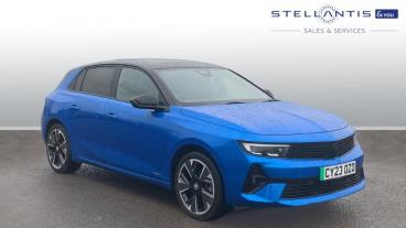 SPOTICAR Vauxhall Astra Astra-e 54kwh Ultimate Auto 5dr Used Car - Saloon Electric Blue - Croydon - 1200573101_1