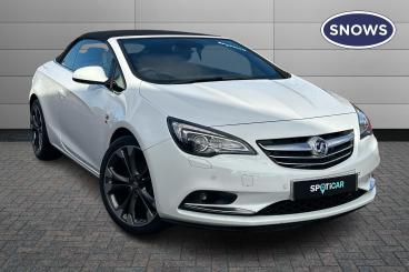 SPOTICAR Vauxhall Cascada 1.4i Turbo Elite Euro 6 (s/s) 2dr Used Car - Saloon Petrol White - Eastleigh - 1200554296_1