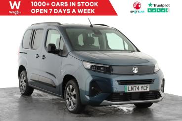 SPOTICAR Vauxhall Combo Life Combo-e Life 52kwh Ultimate Auto 5dr (11kw Charger) Used Car - Mpv Electric Blue - Epsom - 1200629041_1