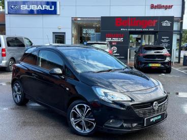 SPOTICAR Vauxhall Corsa 1.4i Turbo Black Edition Euro 6 (s/s) 3dr Used Car - City Car Petrol Black - Wantage - 1200609361_1