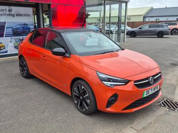 SPOTICAR Vauxhall Corsa Corsa-e 50kwh Griffin Auto 5dr (7.4kw Charger) Used Car - City Car Electric Orange - Boston - 1200584606_1