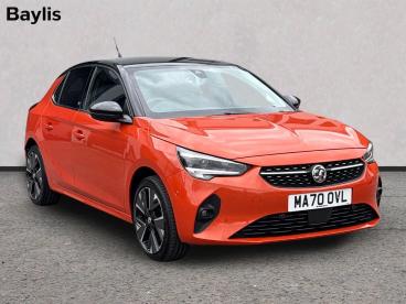 SPOTICAR Vauxhall Corsa Corsa-e 50kwh Elite Nav Auto 5dr (7.4kw Charger) Used Car - City Car Electric Orange - Worcester - 1200618275_1