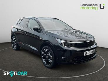 SPOTICAR Vauxhall Grandland 1.2 Ultimate E-dct Euro 6 (s/s) 5dr Used Car - Suv Hybrid Black - Sudbury - 1200570083_1