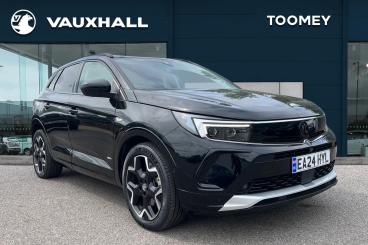 SPOTICAR Vauxhall Grandland 1.6 14.2kwh Ultimate Auto Euro 6 (s/s) 5dr Used Car - Suv Plug-in Hybrid Black - Basildon - 1200607495_1