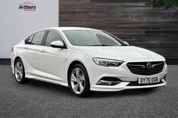 SPOTICAR Vauxhall Insignia 1.5i Turbo Gpf Sri Vx Line Nav Grand Sport Euro 6 Used Car - Saloon Petrol White - Oswestry - 1200562988_1