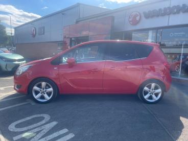 SPOTICAR Vauxhall Meriva 1.4i Tech Line Euro 6 5dr Used Car - Mpv Petrol Red - Melton Mowbray - 1200634240_2