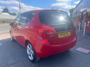 SPOTICAR Vauxhall Meriva 1.4i Tech Line Euro 6 5dr Used Car - Mpv Petrol Red - Melton Mowbray - 1200634240_3