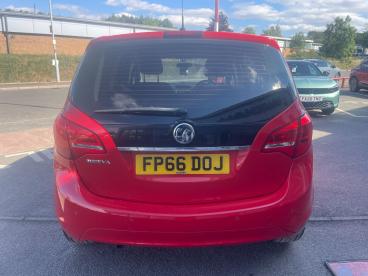 SPOTICAR Vauxhall Meriva 1.4i Tech Line Euro 6 5dr Used Car - Mpv Petrol Red - Melton Mowbray - 1200634240_4