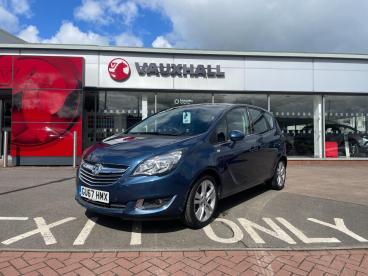 SPOTICAR Vauxhall Meriva 1.4i Tech Line Euro 6 5dr Used Car - Mpv Petrol Blue - Melton Mowbray - 1200634301_1