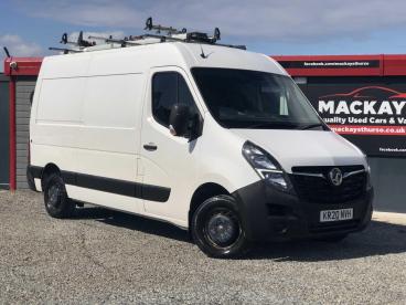 SPOTICAR Vauxhall Movano 2.3 Cdti 3500 Biturbo Edition Fwd L2 H2 Euro 6 5dr Used Car - Commercial Vehicle Diesel White - Inverness - 1200609949_1