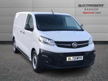 SPOTICAR Vauxhall Vivaro 1.5 Turbo D 2900 Prime L1 H1 Euro 6 (s/s) 6dr Used Car - Commercial Vehicle Diesel White - Bangor - 1200555549_1