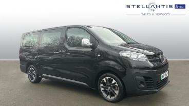 SPOTICAR Vauxhall Vivaro Life Vivaro-e Life 50kwh Combi Auto Lwb 5dr (9 Seat, 7.4kw Charger) Used Car - Commercial Vehicle Electric Black - Leicester - 1200576741_1