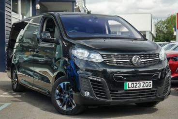 SPOTICAR Vauxhall Vivaro Life Vivaro-e Life 50kwh Ultimate Auto Lwb 5dr (8 Seat, 11kw Charger) Used Car - Mpv Electric Black - Leamington - 1200622057_1