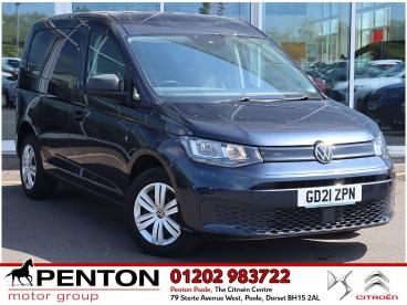SPOTICAR Volkswagen Caddy 2.0 Tdi C20 Commerce Plus Swb Euro 6 (s/s) 5dr Used Car - Commercial Vehicle Diesel Blue - Poole - 1200523065_1