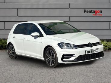 SPOTICAR Volkswagen Golf 1.5 Tsi Evo R-line Euro 6 (s/s) 5dr Used Car - Saloon Petrol White - Derby - 1200644154_1