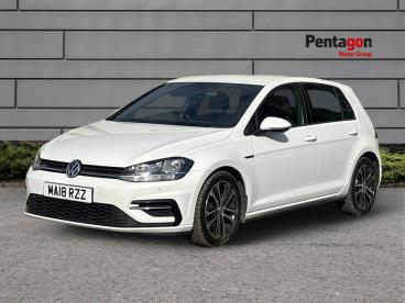 SPOTICAR Volkswagen Golf 1.5 Tsi Evo R-line Euro 6 (s/s) 5dr Used Car - Saloon Petrol White - Derby - 1200644154_3
