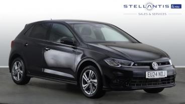 SPOTICAR Volkswagen Polo 1.0 Tsi R-line Dsg Euro 6 (s/s) 5dr Used Car - City Car Petrol Black - Birmingham - 1200541998_1