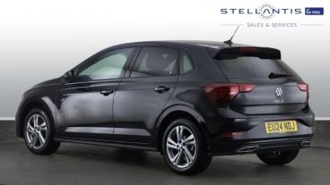 SPOTICAR Volkswagen Polo 1.0 Tsi R-line Dsg Euro 6 (s/s) 5dr Used Car - City Car Petrol Black - Birmingham - 1200541998_4