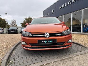 SPOTICAR Volkswagen Polo 1.0 Tsi Sel Euro 6 (s/s) 5dr Used Car - City Car Petrol Orange - Ryde - 1200543046_2
