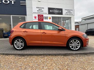SPOTICAR Volkswagen Polo 1.0 Tsi Sel Euro 6 (s/s) 5dr Used Car - City Car Petrol Orange - Ryde - 1200543046_3