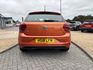 SPOTICAR Volkswagen Polo 1.0 Tsi Sel Euro 6 (s/s) 5dr Used Car - City Car Petrol Orange - Ryde - 1200543046_5