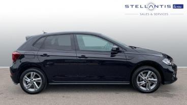 SPOTICAR Volkswagen Polo 1.0 Tsi R-line Dsg Euro 6 (s/s) 5dr Used Car - City Car Petrol Black - Crawley - 1200544479_2
