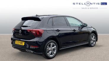 SPOTICAR Volkswagen Polo 1.0 Tsi R-line Dsg Euro 6 (s/s) 5dr Used Car - City Car Petrol Black - Crawley - 1200544479_3