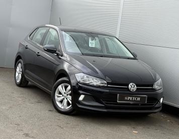 SPOTICAR Volkswagen Polo 1.0 Tsi Se Tech Edition Euro 6 (s/s) 5dr Used Car - City Car Petrol Black - Darlington - 1200552018_1