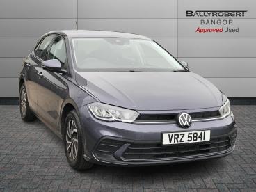 SPOTICAR Volkswagen Polo 1.0 Tsi Life Euro 6 (s/s) 5dr Used Car - City Car Petrol Grey - Bangor - 1200555548_1