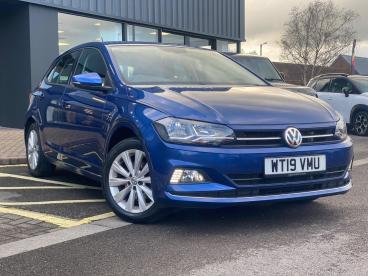 SPOTICAR Volkswagen Polo 1.0 Tsi Sel Euro 6 (s/s) 5dr Used Car - City Car Petrol Blue - Cheltenham - 1200575486_1