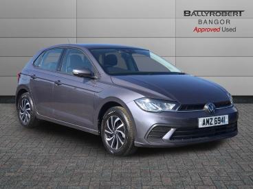 SPOTICAR Volkswagen Polo 1.0 Tsi Life Euro 6 (s/s) 5dr Used Car - City Car Petrol Grey - Bangor - 1200599354_1