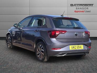 SPOTICAR Volkswagen Polo 1.0 Tsi Life Euro 6 (s/s) 5dr Used Car - City Car Petrol Grey - Bangor - 1200599354_2