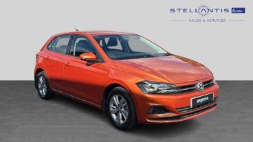 SPOTICAR Volkswagen Polo 1.0 Se Euro 6 (s/s) 5dr Used Car - City Car Petrol Orange - Sheffield - 1200600061_1
