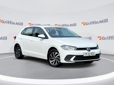 SPOTICAR Volkswagen Polo 1.0 Tsi Life Euro 6 (s/s) 5dr Used Car - City Car Petrol White - Pontypridd - 1200627340_1