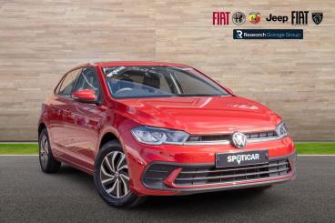SPOTICAR Volkswagen Polo 1.0 Tsi Life Dsg Euro 6 (s/s) 5dr Used Car - City Car Petrol Red - Nuneaton - 1200629431_1