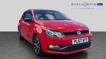 SPOTICAR Volkswagen Polo 1.0 Beats Euro 6 (s/s) 5dr Used Car - City Car Petrol Red - Salford - 1200631308_1