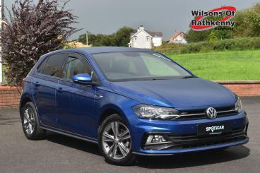 SPOTICAR Volkswagen Polo 1.0 Tsi R-line Euro 6 (s/s) 5dr Used Car - City Car Petrol Blue - Ballymena County Antrim - 1200633864_1