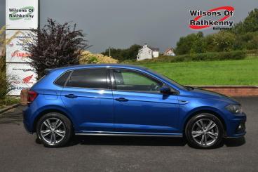SPOTICAR Volkswagen Polo 1.0 Tsi R-line Euro 6 (s/s) 5dr Used Car - City Car Petrol Blue - Ballymena County Antrim - 1200633864_2