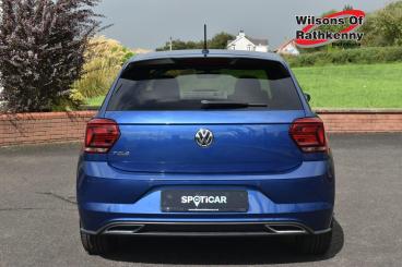 SPOTICAR Volkswagen Polo 1.0 Tsi R-line Euro 6 (s/s) 5dr Used Car - City Car Petrol Blue - Ballymena County Antrim - 1200633864_4