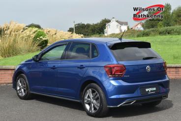 SPOTICAR Volkswagen Polo 1.0 Tsi R-line Euro 6 (s/s) 5dr Used Car - City Car Petrol Blue - Ballymena County Antrim - 1200633864_5