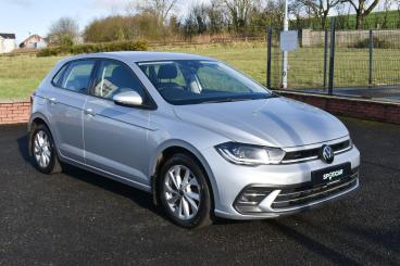 SPOTICAR Volkswagen Polo 1.0 Tsi Style Euro 6 (s/s) 5dr Used Car - City Car Petrol Silver - Ballymena County Antrim - 1200633935_1