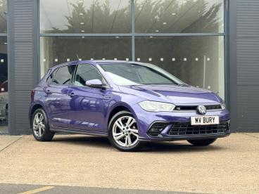 SPOTICAR Volkswagen Polo 1.0 Tsi R-line Euro 6 (s/s) 5dr Used Car - City Car Petrol Purple - Bury St. Edmunds - 1200637144_1