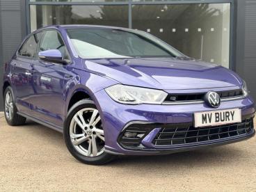 SPOTICAR Volkswagen Polo 1.0 Tsi R-line Euro 6 (s/s) 5dr Used Car - City Car Petrol Purple - Bury St. Edmunds - 1200637144_2