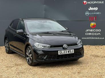SPOTICAR Volkswagen Polo 1.0 Tsi R-line Euro 6 (s/s) 5dr Used Car - City Car Petrol Black - Kings Lynn - 1200639116_1