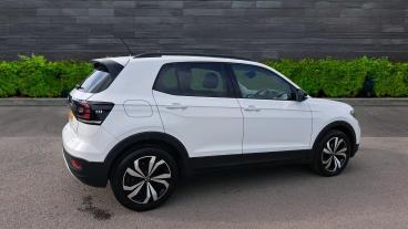 SPOTICAR Volkswagen T-cross 1.0 Tsi Black Edition Euro 6 (s/s) 5dr Used Car - Suv Petrol White - Telford - 1200544011_3