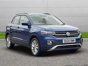 SPOTICAR Volkswagen T-cross 1.0 Tsi Se Dsg Euro 6 (s/s) 5dr Used Car - Suv Petrol Blue - Worksop - 1200546971_1