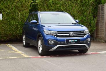 SPOTICAR Volkswagen T-cross 1.0 Tsi Se Euro 6 (s/s) 5dr Used Car - Suv Petrol Blue - Salisbury - 500547180_1