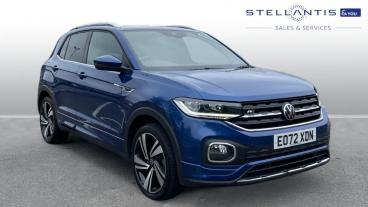 SPOTICAR Volkswagen T-cross 1.5 Tsi Evo R-line Dsg Euro 6 (s/s) 5dr Used Car - Suv Petrol Blue - Newport - 1200550895_1